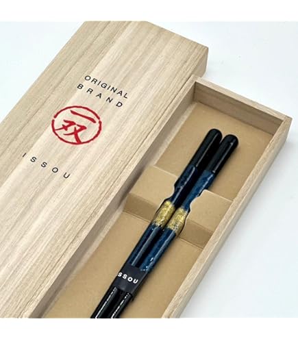 Amazon｜輪島漆塗箸 本乾漆塗り箸 桐箱入り5膳セット｜箸 オンライン通販